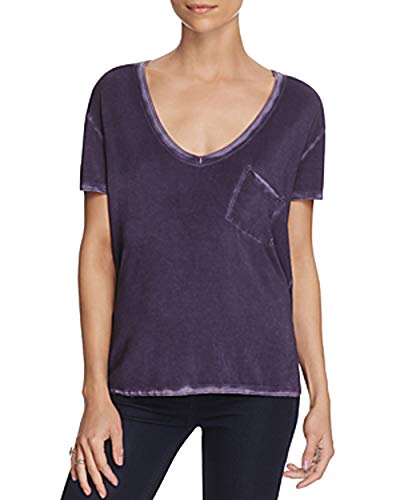 Free People Rising Sun Tee (Wine, S)